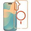 Kryt Case Frame Clear Hybrid Mag Cover s MagSafe Samsung Galaxy S26 Edge Hermes Orange