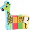 Vilac Drevené puzzle Veselé safari