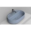 Ceramica Dolomite Noemi umývadlo 65x40 cm oválny pultové umývadlo modrá matná D312071