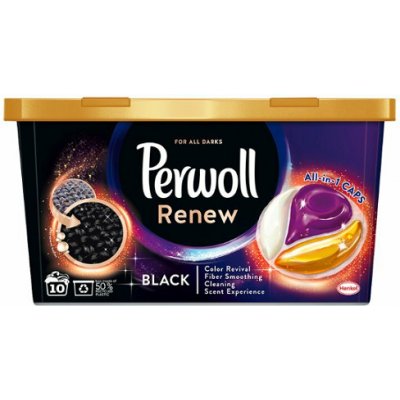 Perwoll Renew & Care Caps Black & Fiber pracie kapsuly 10 praní