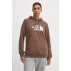 The North Face Drew Peak Pullover Hoodie dámska s kapucňou s potlačou NF0A89EH1OI1 hnedá