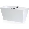 Kvetináč plast biely Prosperplast 60 cm x 32 x 30 cm