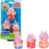 TOMY Toys Prasiatko Peppa Mamička prasiatka, Peppa a George Hračka do kúpeľa pre batoľatá