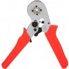 Lisovacie kliešte na koncové konektory YAC-8 červená rukoväť
