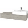 Dreja Kúpeľňová skrinka MODULE SZZ2 120 umývadlo Kube - D05 Oregon / D05 Oregon / Levé