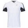 Head pánske tričko Club 22 Tech Polo Shirt Men white dark blue