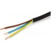 Kábel CYKY-J 3×1,5, Napätie U0/U: 450 / 750 V, 100 m, čierny, 20334113