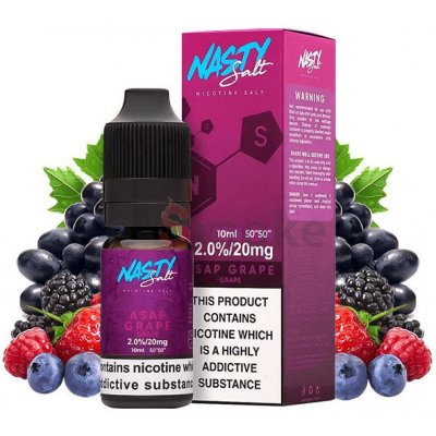 Nasty Juice Salt Asap Grape 10 ml 10 mg