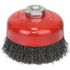 Bosch Miskovitá kefa pre uhlové brúsky oceľ zvlnený drôt 100 mm hrúbka 0,3 mm 1608614011