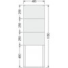 SFOS pilier F1-1250, (400x1150x245mm)