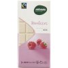 Čokoláda biela s kúskami malín 100g BIO Naturata
