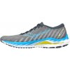 Pánska bežecká obuv Mizuno Wave Inspire 19 Ghost Gray/Jet Blue/Bolt 2 (Neon) UK 14