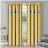 Mondo Italia Záves na riasiacej páske so zirkónmi 140x250 cm pastelovo žltý Žltá 140x250 cm