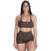 Better Bodies BB STRAPPY BRA TIMBER CAMO – športová podprsenka Better Bodies maskáčová hnedá Velikost: L