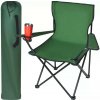 Skladacia rybárska stolička s držiakom na pohár Fishing Chair, zelená