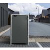 Hide box na odpadky - 1 koš (240l), šedá farba 80x69x115 cm, NOVINKA