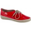 Dámske kožené mokasíny 1120 červené The Flexx Červená