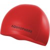 AQUA SPHERE Plain Silicone Cap červená