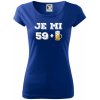 Je mi 60 pivo - Dámske tričko Pure - M ( Kráľovská modrá )