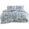 Brotex Predĺžené flanelové obliečky 140 × 220, 70 × 90 cm, Orlex blue
