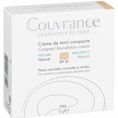 Avene Couvrance Fluid Foundation korektor tekutý make-up pre citlivú pleť SPF15 2 Naturel 30 ml
