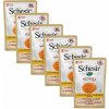 Schesir Cat soup divoký ružový losos s mrkvou 6 x 85 g