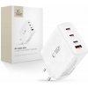Nabíjačka do siete Tech-Protect Nc140W-Gan 4-Port Network Charger PD 140W / QC3.0 White