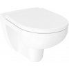 JIKA - Lyra plus Závesné WC, 530x360 mm, Rimless, biela H8213840000001