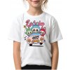 Fajntričko Kids Detské tričko - Labubu Exciting macaron Car, Farba biela, Strih/ Variant UNISEX