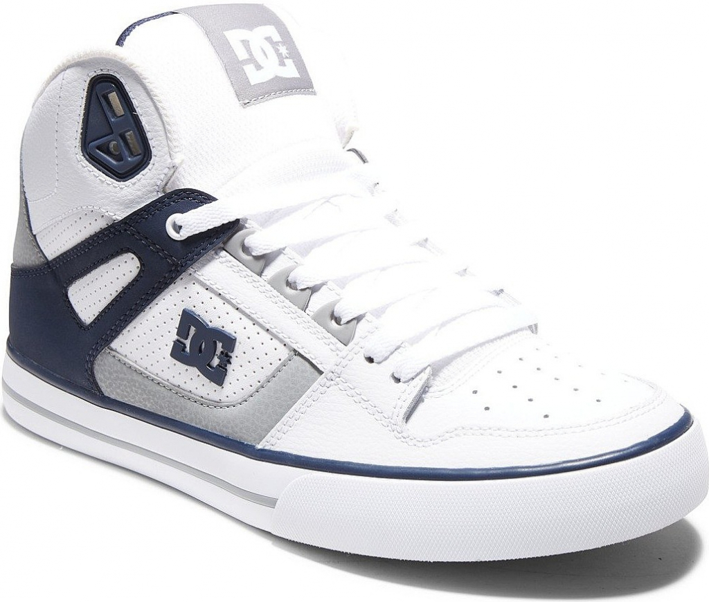 DC Pure High Top WC WNY White Navy