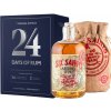 Rumový kalendár – 24 Days of Rum Blue Edition + Six Saints Hot & Spicy Finish, GIFT ZADARMO, 42.5%, (set 1 x 0.48 L, 1 x 0.7 L)