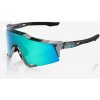 100% Speedcraft Mlb Polished Translucent Grey, okuliare - Blue Topaz Mirror Lens