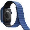 UNIQ Revix obojstranný remienok pre Apple Watch 45 mm / 44 mm / 42 mm modročierny 8886463679142