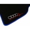VELÚROVÉ KOBERCE PRE AUDI VŠETKY MODELY 4x HAFT