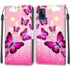 PROTEMIO 36734 ART Peňaženkový kryt pre ZTE Blade A71 2020 BUTTERFLIES