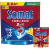 Somat Excellence 3v1 Lemon Fresh kapsuly do umývačky riadu 88 ks