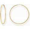 Thomas Sabo CR729-413-39 Gold-plated hoop earrings 60 mm