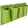 Merco Horizontal Grow Bag 4 textilné kvetináče na stenu zelená