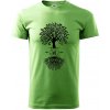 Narodeninový strom 50 - Klasické pánske tričko vyššej gramáže - 4XL ( Trávová zelená )