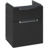Villeroy & Boch Subway 2.0 skrinka 48.5x38x59 cm závesná kúpeľňová skrinka pod umývadlo čierna A90710VL