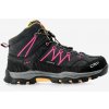 CMP Detské topánky Kids Rigel Mid Trekking Shoe Wp antracite-bouganville
