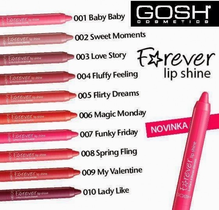 Gosh Forever Lip Shine rúž 7 Funky Friday 1,5 g od 9,99 € - Heureka.sk