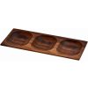 Miska LAVA METAL Lava wood - servírovacia miska 15x35 cm (LVAS414)