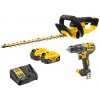 DEWALT Akumulátorové nožnice na živý plot + vŕtačka-skrutkovač DCD791 (2 x 5,0 Ah batéria + nabíjačka)