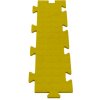 Žltá plastová PVC záťažová puzzle protišmyková spojovacia dlažba Tenax (bubbles) - dĺžka 50 cm, šírka 12 cm, výška 0,8 cm