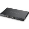 Zyxel XGS1935-28, 28 Port Lite-L3 Smart Managed Switch, 24x Gigabit Copper and 4x 10G SFP+, hybrid mode,
