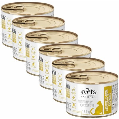 4Vets Cat Natural Veterinary Exclusive URINARY 6 x 185 g