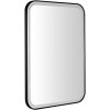 SAPHO - CETIS zrkadlo s LED osvetlením 60x80cm, čierna mat CT080
