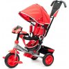 BABY MIX 45765 Trojkolka s led svetlami Lux Trike červená