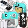 Fotoaparát ZeeTech Mini tlačiareň Tlač instantný fotoaparát + modré rolky